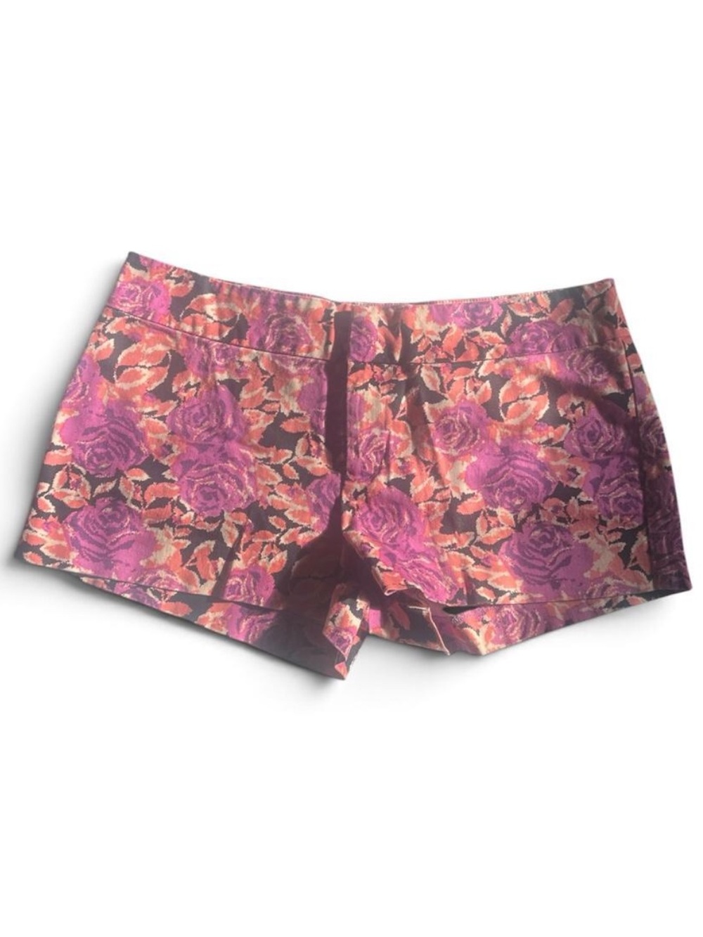 VINTAGE y2K Forever 21 TWIST Floral Tapestry Shorts 2000s Rare !